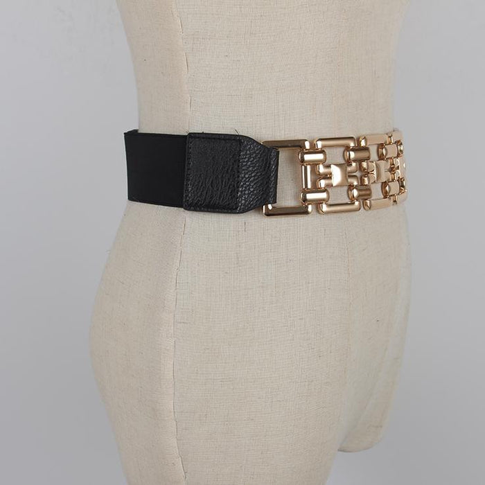 Black Fashion Simple Women's Belt