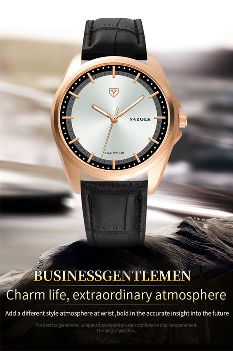 YAZOLE Top Brand Luxury Famous Fashion Bussiness Male Clock Quartz Watch