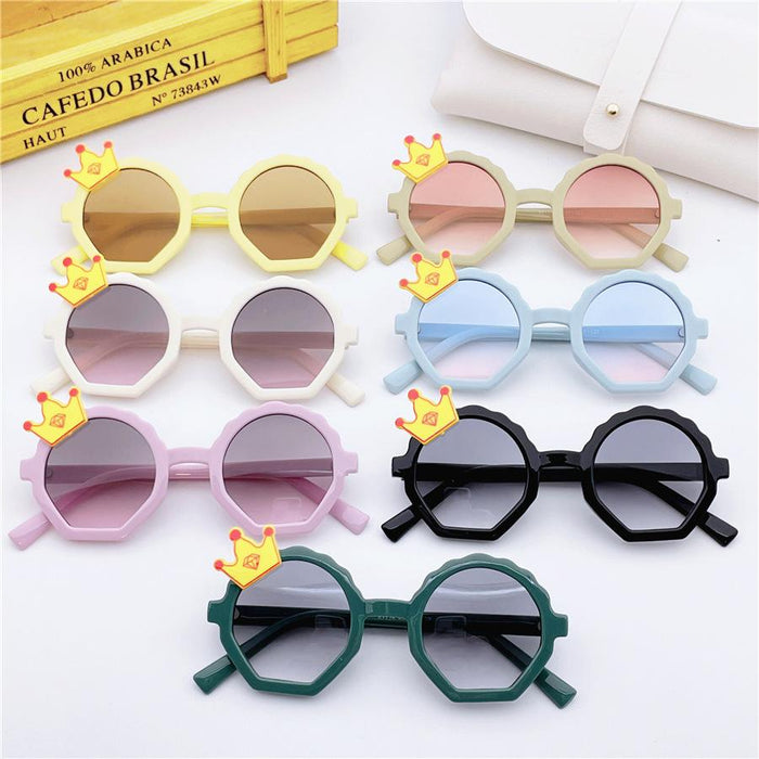 Children's small crown sunglasses and sun visors