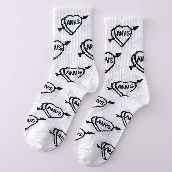 Funny Men Hip Hop Skeleton Socks