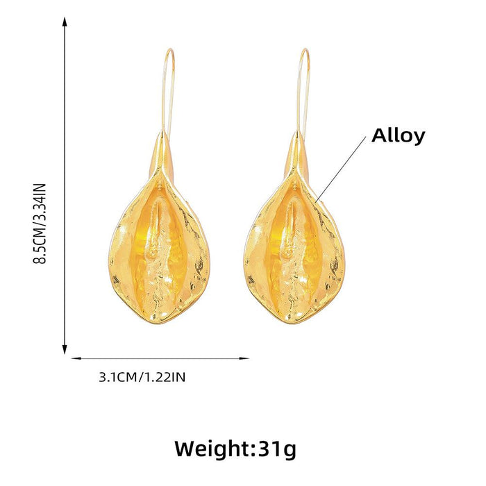 Simple Women's Fashion Leaf Earrings