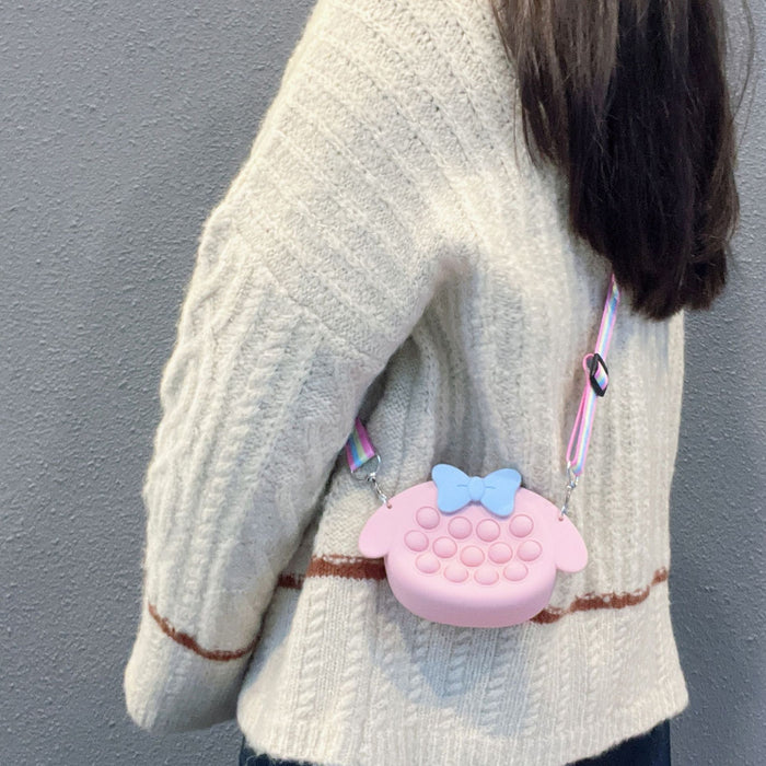 Bow powder diagonal bag toy