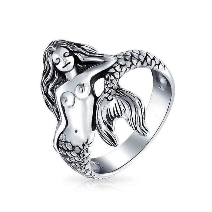 Fashion Creative Personality Exaggerated Mermaid Ring