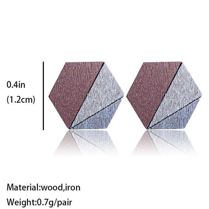 Fashion Vintage Boho Women Wooden Earrings