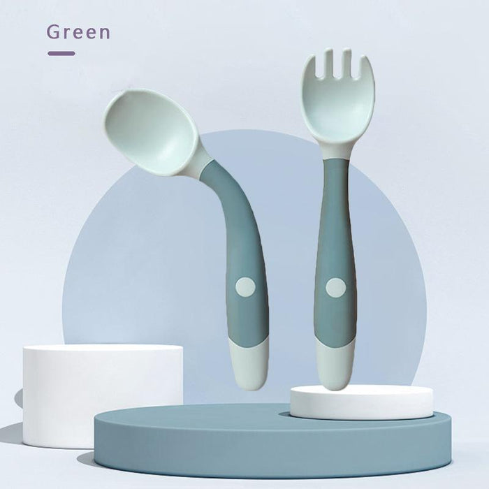 Bendable Silicone Spoon for Baby Utensils Set