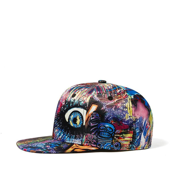 New Abstract Graffiti Three-dimensional Printing Baseball Cap