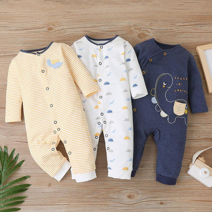 3pcs Pack Infant Romper Baby Cartoon Jumpsuit