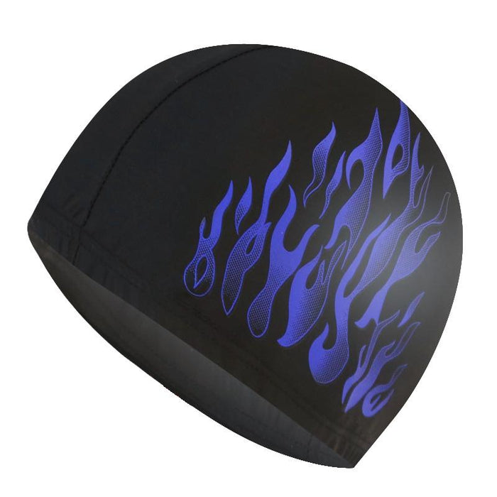 Men's Flame Adult Comfortable Breathable Swimming Cloth Hat