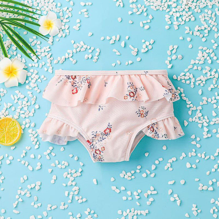 Girls Suspender SWIMSUIT Suit Baby Bikini Printed Split Swimsuit