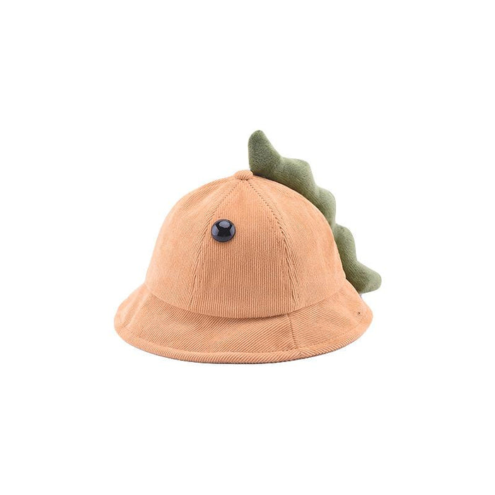 Children's Cartoon Dinosaur Corduroy Bucket Hat