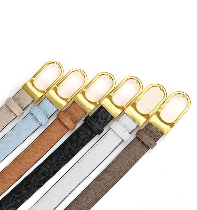 Summer Accessories Women's Soft Leather Dress Waist Leather Belt