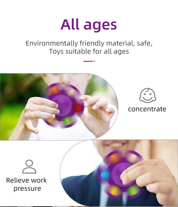 Face-changing Octopus Bubble Music Octopus Spinning Decompression Toy