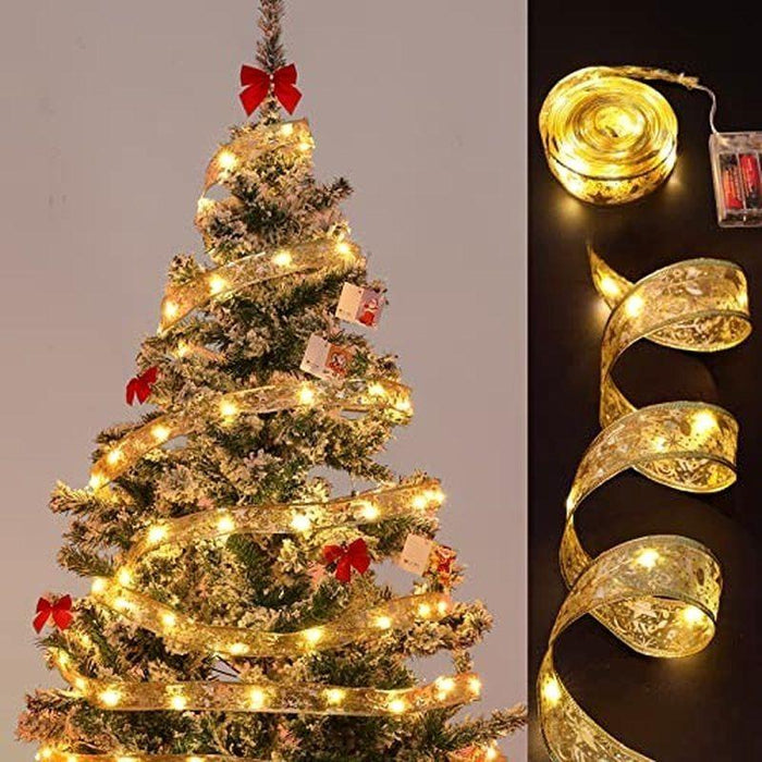 Ribbon Fairy Light Christmas Decoration 2022