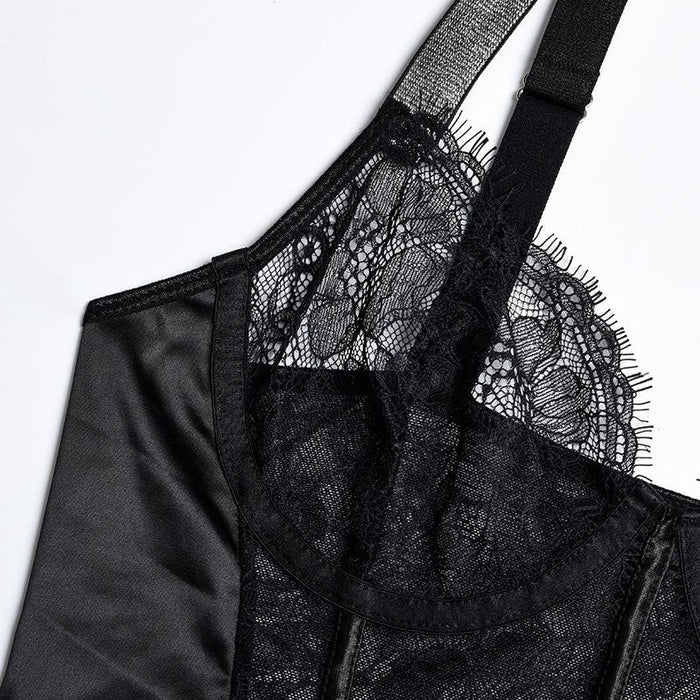 Women's Lace Mesh One-piece Lingerie Sexy Bodysuit