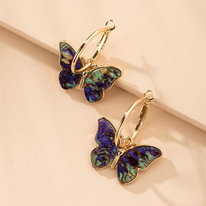 Fashion Simple Butterfly Earrings Women's Earrings