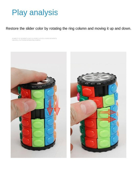 Rubik's cube stress reducer intelligence fingertip toy