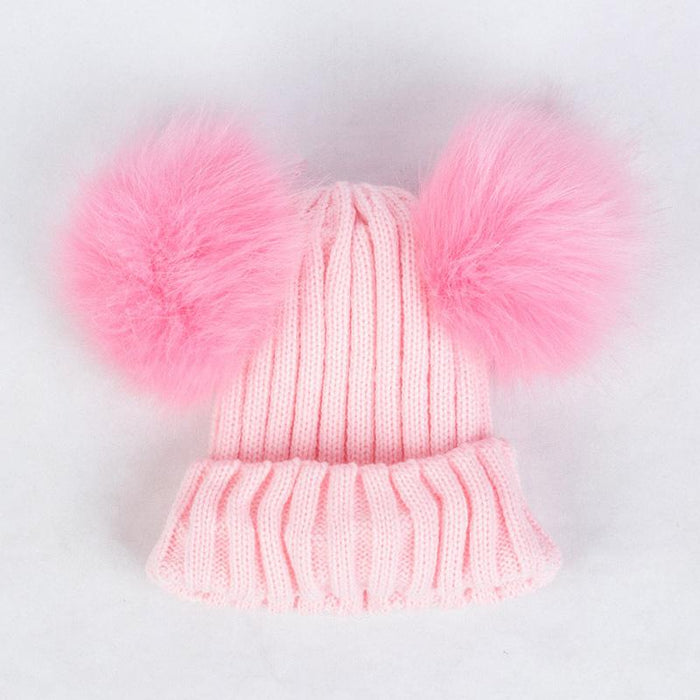 Children Pom Pom Bobble Hat Accessories