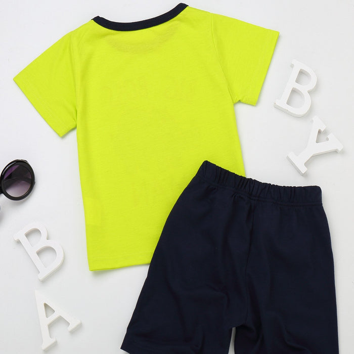 Children's short sleeved Shorts Set cartoon T-shirt
