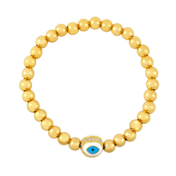 Simple Fashion Personality Devil's Eye Beaded Bracelet