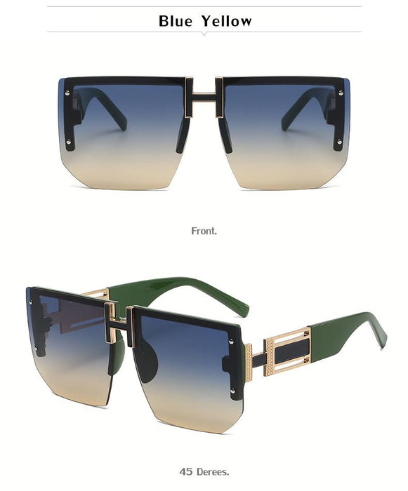 Anti Ultraviolet Large Frame Sunglasses