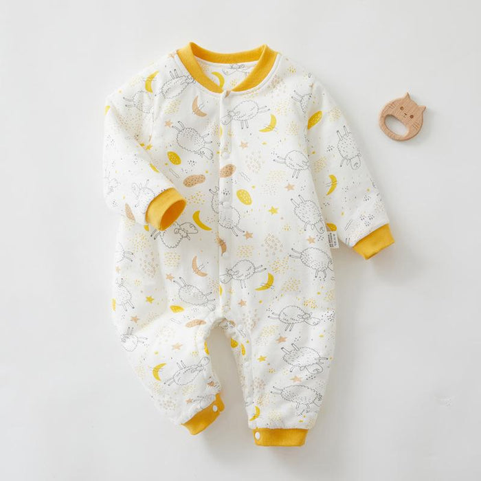 Baby Cartoon Warm Jumpsuit