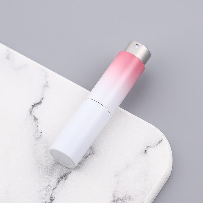 8ml Rotary Sub Bottles, Glass Jar, Gradual Change Color Bottle, Cosmetic Package, Oral Spray Sample, Empty Bottle