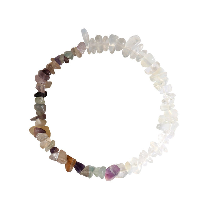 Natural Stone Beaded Crystal Bracelet