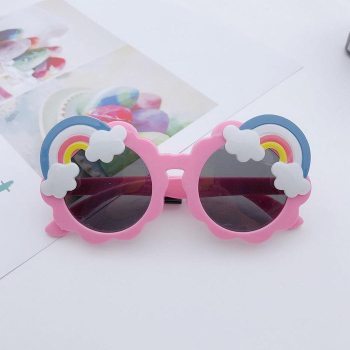 Children's glasses rainbow cartoon Sunglasses