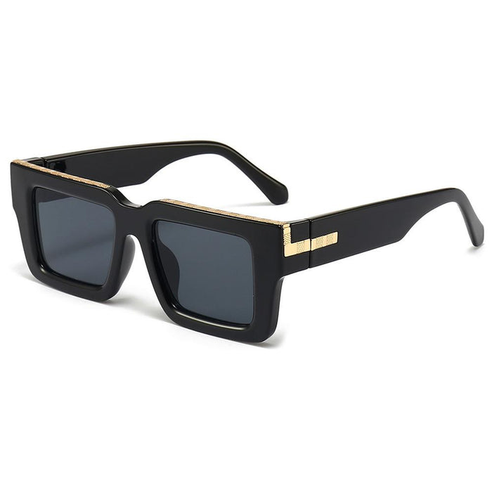 Contrast box sunglasses and sunglasses