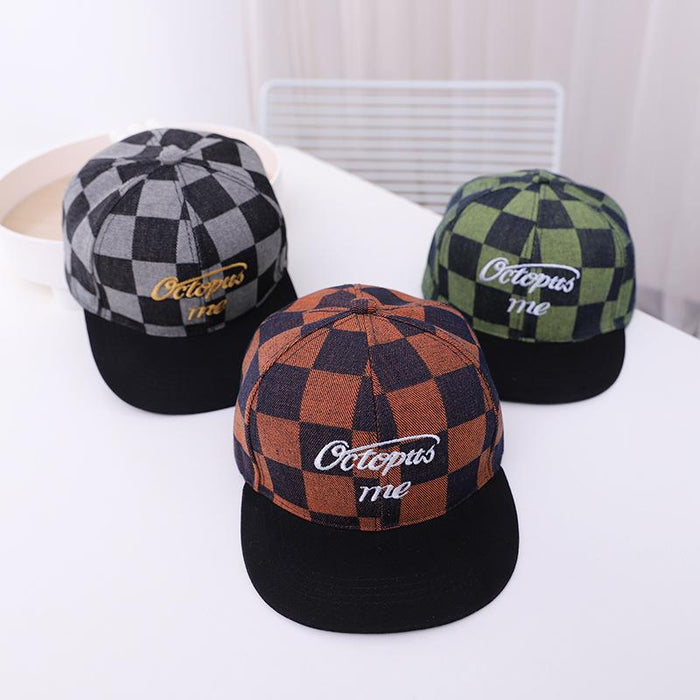 Summer Thin Sun Protection Adjustable Flat Brim Children's Cap