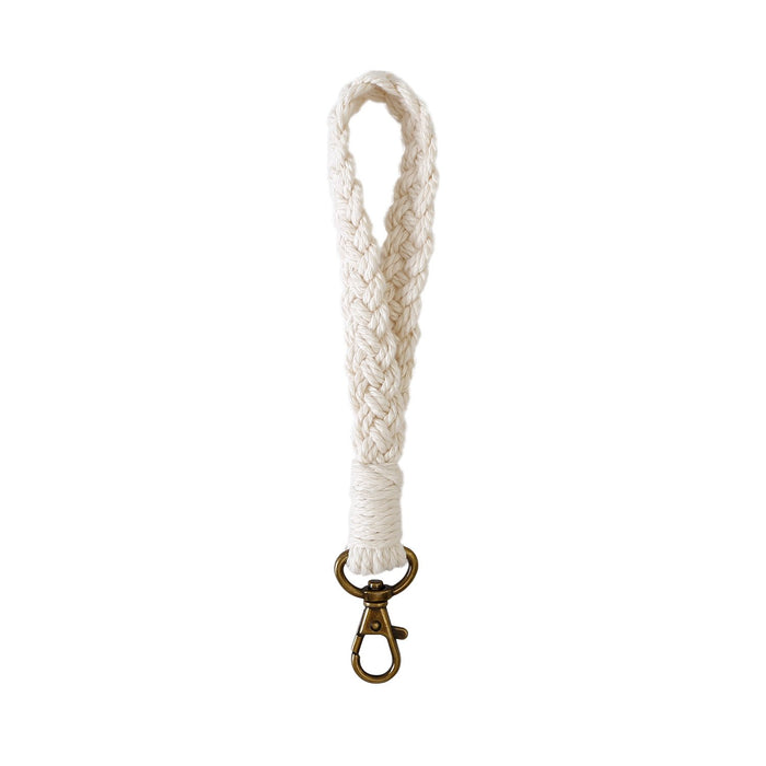 Hand Woven Wrist with Key Chain Pendant Hook Woven Lanyard