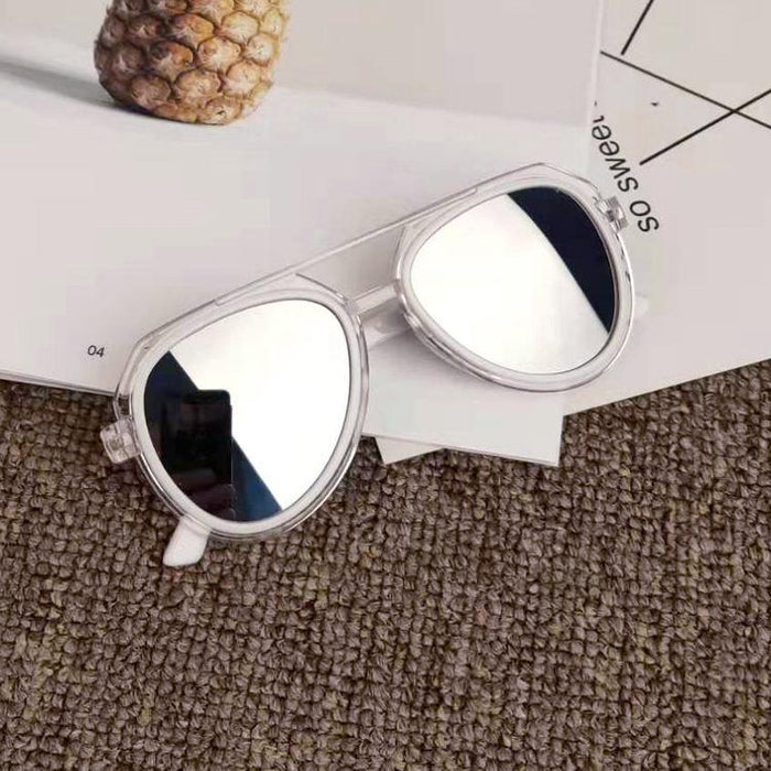 Children's colorful reflective Sunglasses
