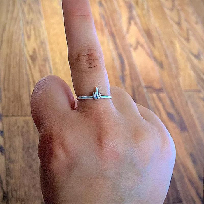 Funny Middle Finger Rings