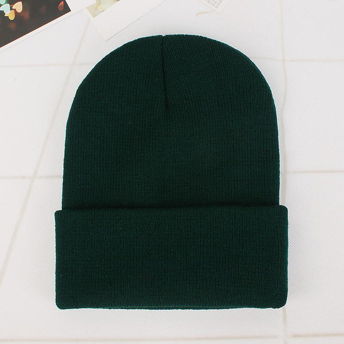 Winter Hats for Unisex Beanies Knitted Solid Cute Hat