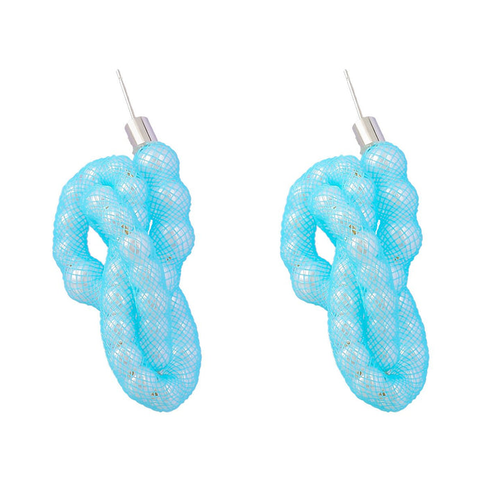 Bohemian Fashion Design Woven Bead Earrings