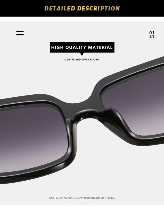 Large frame sunglasses retro square Sunglasses