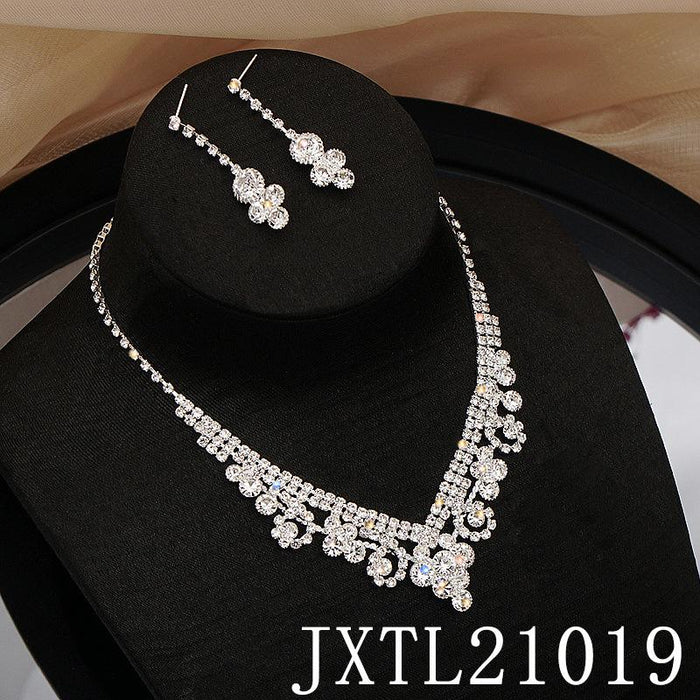 Simple and Fashionable Women's Dress Necklace Earring Set