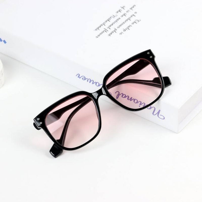 Children's Sunglasses large frame rice nail square Sunglasses