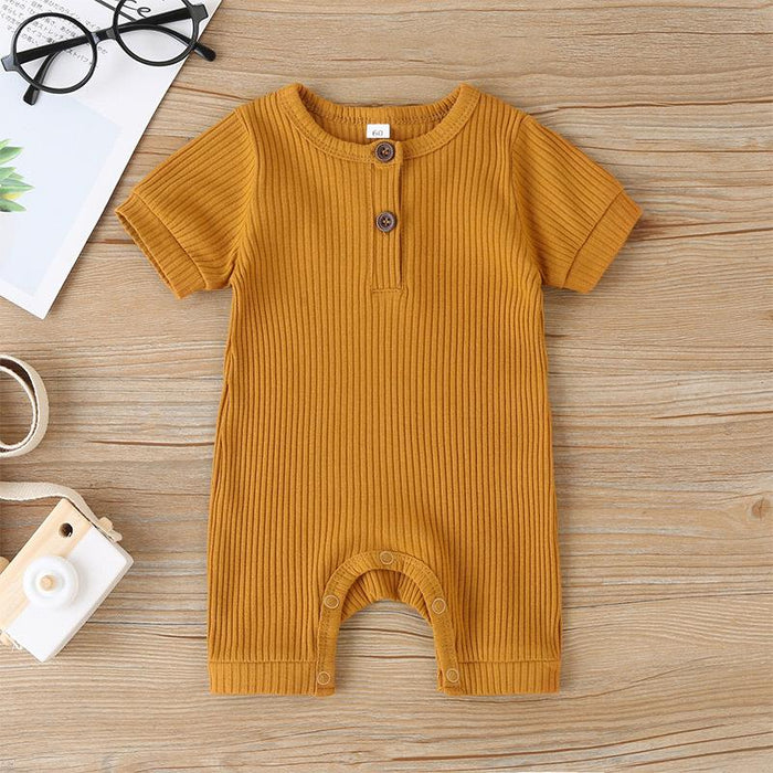 Summer Short Sleeve Baby Romper