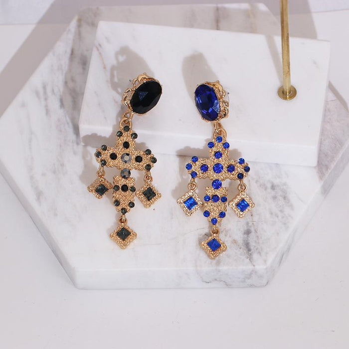 New Women's Jewelry Bird Earrings Inlaid Rhinestone