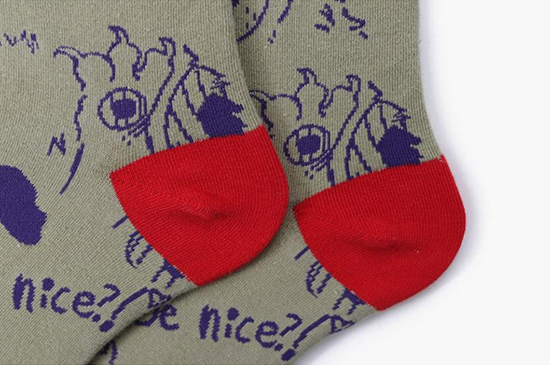 Outdoor Skateboard Sox Winter Creative Abstract Funny Socks