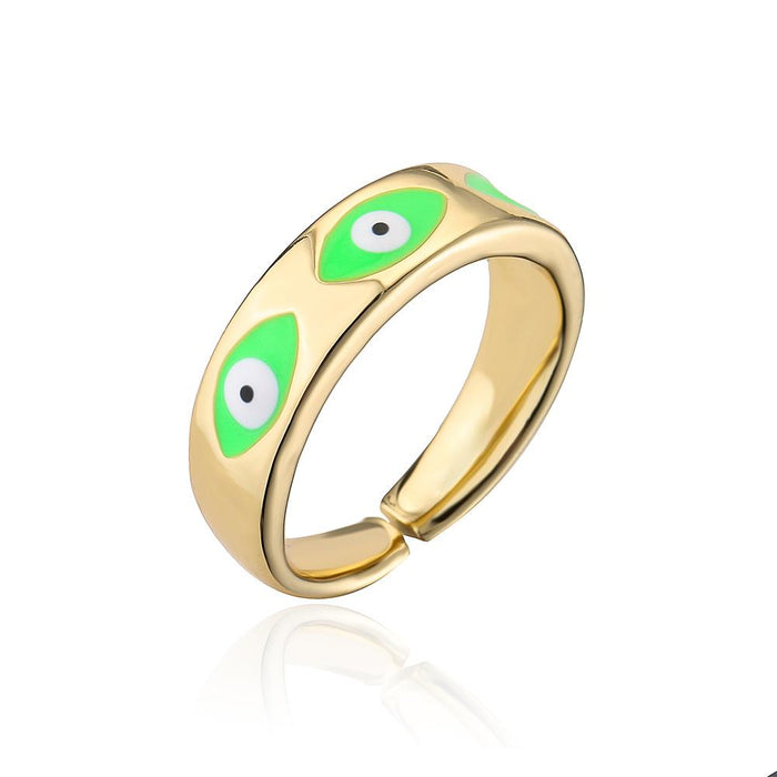 New Fashion Personality Devil's Eye Opening Ring