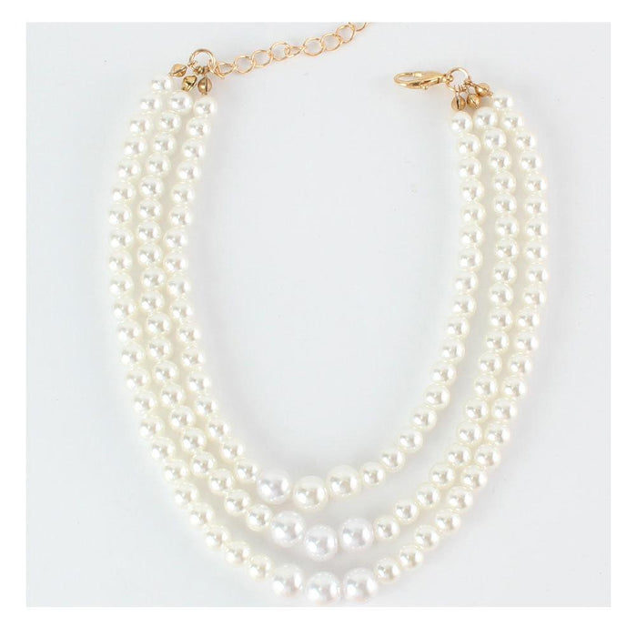 Simple Retro Pearl Foot Decoration Multi-layer Versatile Women's Football Chain