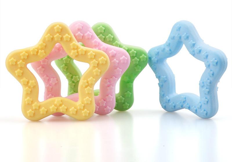 Brand new dog toy teether rubber dog tooth cleaning toy