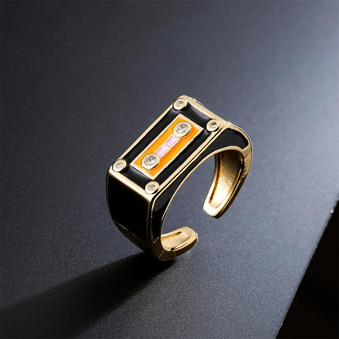 Punk Style Robot Shape Ring