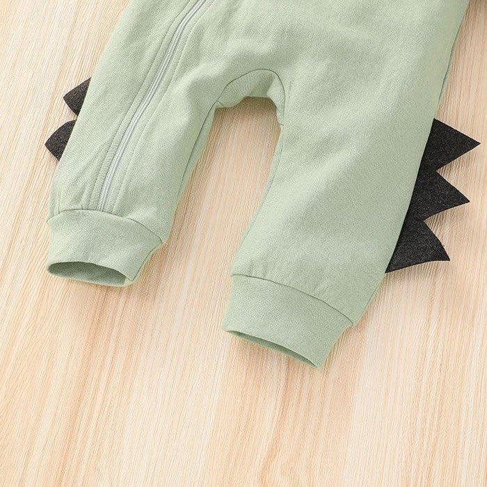 Baby Cartoon Dinosaur Long Sleeve Jumpsuit