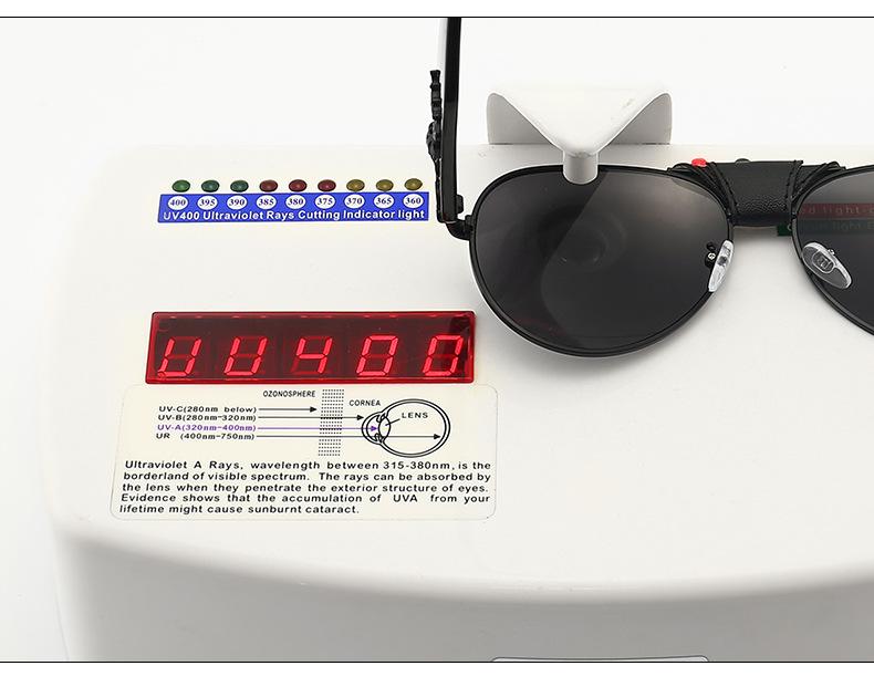 Retro men's and women's Metal Sunglasses