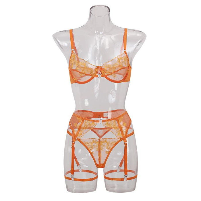 Women Sexy Lingerie Fashion Embroidered Intimates Underwear