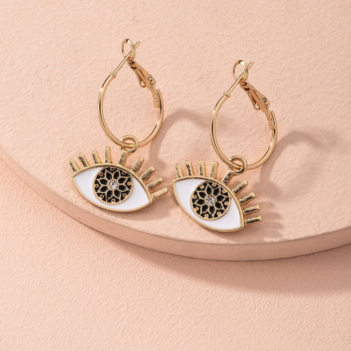 New Fashion Personality Big Eye Earrings