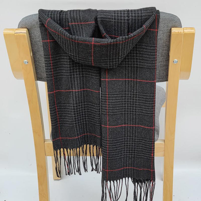 Classic Lattice Soft Scarf Cashmere Plaid Scarves